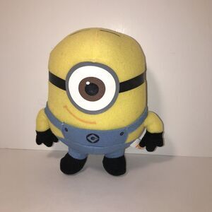 DESPICABLE ME MINION MADE PLUSH STUART ONE EYE 7"